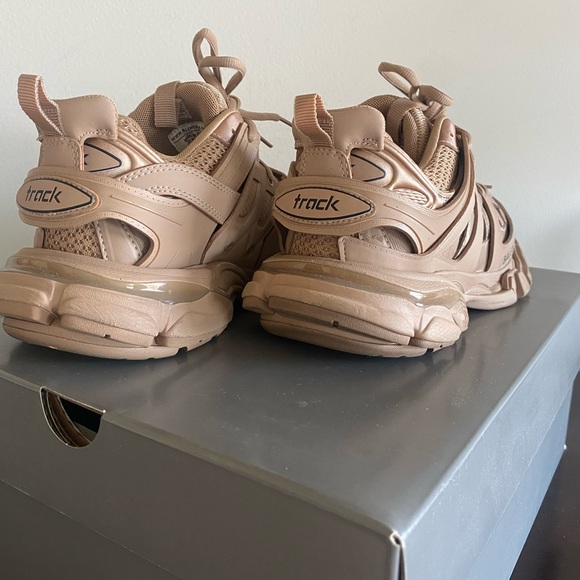 BALENCIAGA TRACK SNEAKERS BEIGE SZ 37 - Picture 3 of 7